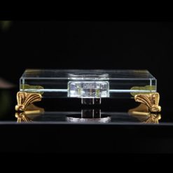 De Led Thuy Tinh 7 Mau Vuong Chan Vang Kich Co 13cm 15cm 9