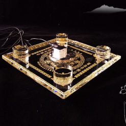 De Led Thuy Tinh 7 Mau Vuong Hoa Van Kich Co 15cm18cm 22cm 2