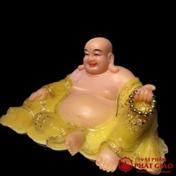 Tượng Phật Di Lặc Ngồi Tự Tại, Chất Liệu Bột Đá Thạch Anh Cao Cấp, Cao 30cm, 40cm, 48cm 3 TNGPHT1