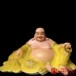 Tượng Phật Di Lặc Ngồi Tự Tại, Chất Liệu Bột Đá Thạch Anh Cao Cấp, Cao 30cm, 40cm, 48cm 1 TNGPHT4