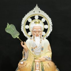 Thái Thượng Lão Quân Ngồi, Chất Liệu Bột Đá Sơn Cổ – Cao 40cm, 48cm