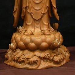 Tuong A Di Da Dung Bang Go Huong Chuong Long Nao Cao 66cm 2