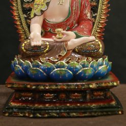 Tượng A Di Đà Ngồi Đế Vuông Có Lá Đề, Bằng Composite Sơn Cổ Cao Cấp, Cao 40cm, 48cm 1 Tuong A Di Da Ngoi De Vuong Co La De Bang Composite Son Co Cao Cap Cao 40cm 48cm 2