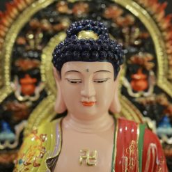 Tượng A Di Đà Ngồi Đế Vuông Có Lá Đề, Bằng Composite Sơn Cổ Cao Cấp, Cao 40cm, 48cm 4 Tuong A Di Da Ngoi De Vuong Co La De Bang Composite Son Co Cao Cap Cao 40cm 48cm 4