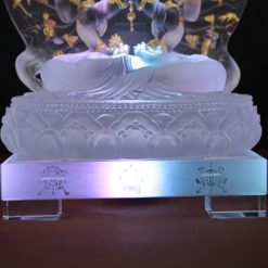 Tuong Bo Tat Chuan De Luu Ly Trang Hoa Tiet Dat Vang 998 Cao 25cm Tong De Led 29cm 3