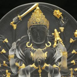 Tuong Bo Tat Chuan De Luu Ly Trang Hoa Tiet Dat Vang 998 Cao 25cm Tong De Led 29cm 4