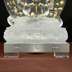 Tuong Bo Tat Chuan De Luu Ly Trang Hoa Tiet Dat Vang 998 Cao 25cm Tong De Led 29cm 7