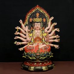 Tuong Bo Tat Chuan De Ngoi De Bat Giac Bang Compsite Son Ma Cao Cap Cao 70cm Tong La De 90cm 5