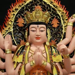 Tuong Bo Tat Chuan De Ngoi De Bat Giac Bang Compsite Son Ma Cao Cap Cao 70cm Tong La De 90cm 9