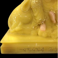 Tượng Bồ Tát Văn Thù, Phổ Hiền Ngồi Trên Linh Vật, Chất Liệu Bột Đá Thạch Anh CAO CẤP, Cao 48cm 14 Tuong Bo Tat Van Thu Pho Hien Ngoi Tren Linh Vat Chat Lieu Bot Da Thach Anh CAO CAP Cao 48cm 11