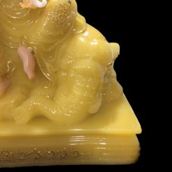 Tượng Bồ Tát Văn Thù, Phổ Hiền Ngồi Trên Linh Vật, Chất Liệu Bột Đá Thạch Anh CAO CẤP, Cao 48cm 13 Tuong Bo Tat Van Thu Pho Hien Ngoi Tren Linh Vat Chat Lieu Bot Da Thach Anh CAO CAP Cao 48cm 12