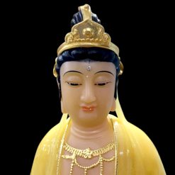 Tượng Bồ Tát Văn Thù, Phổ Hiền Ngồi Trên Linh Vật, Chất Liệu Bột Đá Thạch Anh CAO CẤP, Cao 48cm 10 Tuong Bo Tat Van Thu Pho Hien Ngoi Tren Linh Vat Chat Lieu Bot Da Thach Anh CAO CAP Cao 48cm 15