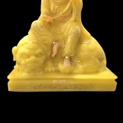 Tượng Bồ Tát Văn Thù, Phổ Hiền Ngồi Trên Linh Vật, Chất Liệu Bột Đá Thạch Anh CAO CẤP, Cao 48cm 2 Tuong Bo Tat Van Thu Pho Hien Ngoi Tren Linh Vat Chat Lieu Bot Da Thach Anh CAO CAP Cao 48cm 23