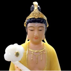 Tượng Bồ Tát Văn Thù, Phổ Hiền Ngồi Trên Linh Vật, Chất Liệu Bột Đá Thạch Anh CAO CẤP, Cao 48cm 22 Tuong Bo Tat Van Thu Pho Hien Ngoi Tren Linh Vat Chat Lieu Bot Da Thach Anh CAO CAP Cao 48cm 3