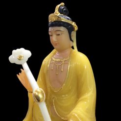 Tượng Bồ Tát Văn Thù, Phổ Hiền Ngồi Trên Linh Vật, Chất Liệu Bột Đá Thạch Anh CAO CẤP, Cao 48cm 19 Tuong Bo Tat Van Thu Pho Hien Ngoi Tren Linh Vat Chat Lieu Bot Da Thach Anh CAO CAP Cao 48cm 6