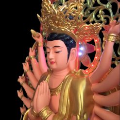 Tuong Chuan De Ngoi Dai Sen De Luc Giac Chat Lieu Composite Cao 90cm 1