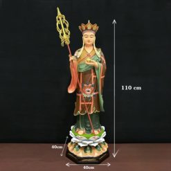 Tượng Địa Tạng Bồ Tát Đứng Chất Liệu Composite Sơn Cao Cấp, Cao 1.1m 4 Tuong Dia Tang Bo Tat Dung Chat Lieu Composite Son Cao Cap Cao 1.1m 5