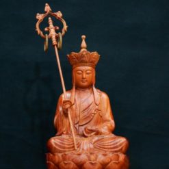 Tuong Dia Tang Bo Tat Ngoi Bang Go Huong Viet Nam Cao 40cm 4