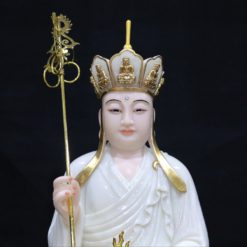 Tuong Dia Tang Bo Tat Ngoi Dai Sen Bang Bot Da Trang Cao 48cm 1