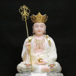 Tuong Dia Tang Bo Tat Ngoi Dai Sen Son Phu Quy Bang Bot Da Cao 40cm 2