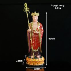 Tuong Dia Tang Dung Dai Sen Bang Composit Son Do Cao 90cm 4