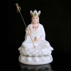 Tuong Dia Tang Ngoi Bot Dai Sen bang Bot Da Trang Cao 30cm 1