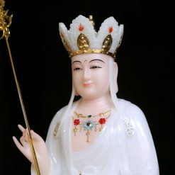 Tuong Dia Tang Ngoi Bot Dai Sen bang Bot Da Trang Cao 30cm 3