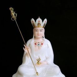 Tuong Dia Tang Ngoi Bot Dai Sen bang Bot Da Trang Cao 30cm 4