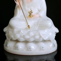 Tuong Dia Tang Ngoi Bot Dai Sen bang Bot Da Trang Cao 30cm 5