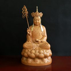 Tuong Dia Tang Ngoi De Sen Bang Go Huong Chuong Cao 40cm 48cm 3