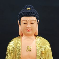 Tượng Đức Bổn Sư Thích Ca Mâu Ni Mạ Cát Vàng Ngồi, Bằng Composite, Cao 30cm, 40cm, 48cm 1 Tuong Duc Bon Su Thich Ca Mau Ni Ma Cat Vang Ngoi Bang Composite Cao 30cm 40cm 48cm 1