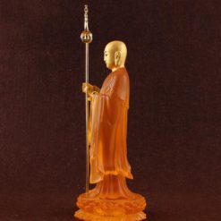 Tượng Đức Địa Tạng Vương Bằng Nhựa Giả Lưu Ly, Cao 20cm, 23cm 2 Tuong Duc Dia Tang Vuong Bang Nhua Gia Luu Ly Cao 20cm 23cm 2