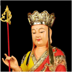 Tượng Đức Địa Tạng Vương, Chất Liệu Composit, Cao 48cm 2 Tuong Duc Dia Tang Vuong Chat Lieu Composit Cao 48cm 1