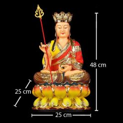 Tượng Đức Địa Tạng Vương, Chất Liệu Composit, Cao 48cm 5 Tuong Duc Dia Tang Vuong Chat Lieu Composit Cao 48cm 3