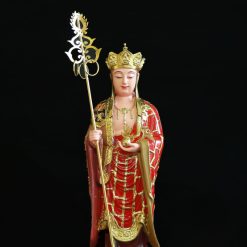 Tượng Đức Địa Tạng Vương Đứng, Chất Liệu Composit, Cao 40cm 1 Tuong Duc Dia Tang Vuong Dung Chat Lieu Composit Cao 40cm 1