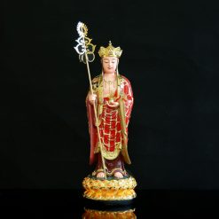 Tượng Đức Địa Tạng Vương Đứng, Chất Liệu Composit, Cao 40cm 5 Tuong Duc Dia Tang Vuong Dung Chat Lieu Composit Cao 40cm 3