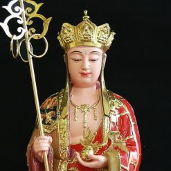 Tượng Đức Địa Tạng Vương Đứng, Chất Liệu Composit, Cao 40cm 4 Tuong Duc Dia Tang Vuong Dung Chat Lieu Composit Cao 40cm 4