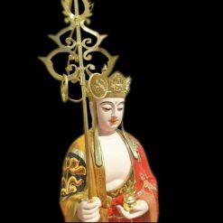 Tuong Duc Dia Tang Vuong Dung Composit Son Thuong Mau Do Cao 41cm 5