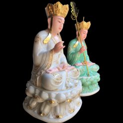 Tuong Duc Dia Tang Vuong Ngoi Bot Da Trang Vien Vang Noi Cao 48cm 4