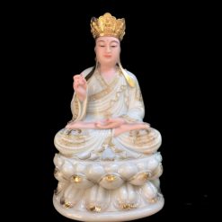 Tuong Duc Dia Tang Vuong Ngoi Bot Da Trang Vien Vang Noi Cao 48cm 7