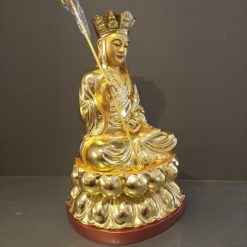 Tuong Duc Dia Tang Vuong Ngoi Composit Ma Vang Cao 66cm 1