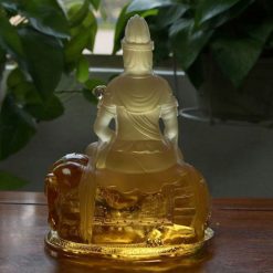 Tượng Đức Phổ Hiền Bằng Lưu Ly, Cao 18cm 1 Tuong Duc Pho Hien Bang Luu Ly Cao 18cm 1