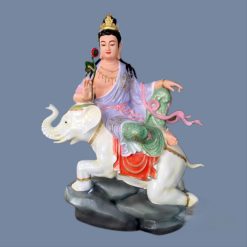 Tượng Đức Văn Thù – Phổ Hiền Cưỡi Thú Bằng Composit, Cao 90cm 6 Tuong Duc Van Thu – Pho Hien Cuoi Thu Bang Composit Cao 90cm 2