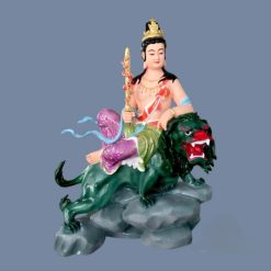 Tượng Đức Văn Thù – Phổ Hiền Cưỡi Thú Bằng Composit, Cao 90cm 4 Tuong Duc Van Thu – Pho Hien Cuoi Thu Bang Composit Cao 90cm 4