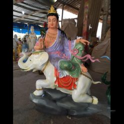 Tượng Đức Văn Thù – Phổ Hiền Cưỡi Thú Bằng Composit, Cao 90cm 2 Tuong Duc Van Thu – Pho Hien Cuoi Thu Bang Composit Cao 90cm 6
