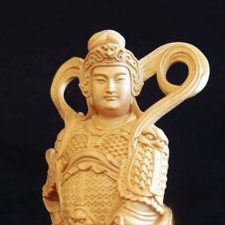Tuong Ho Phap Quan Cong Vi Da Bang Go Bach Cao 28cm 11