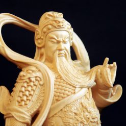 Tuong Ho Phap Quan Cong Vi Da Bang Go Bach Cao 28cm 12