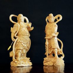 Tuong Ho Phap Quan Cong Vi Da Bang Go Bach Cao 28cm 13