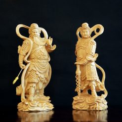 Tuong Ho Phap Quan Cong Vi Da Bang Go Bach Cao 28cm 4