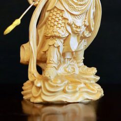 Tuong Ho Phap Quan Cong Vi Da Bang Go Bach Cao 28cm 6